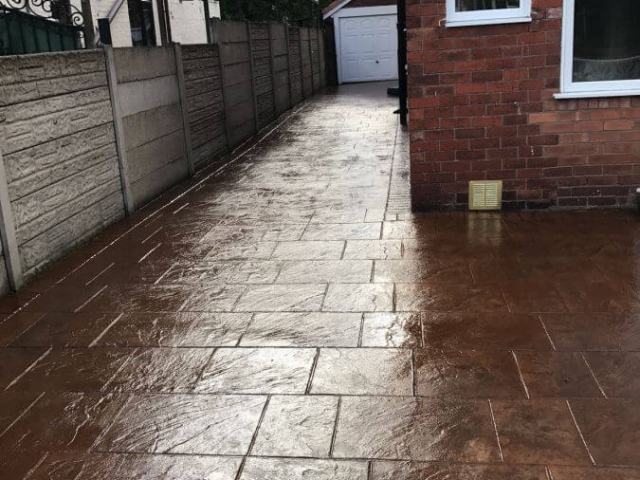 Driveway resealed in Chorlton