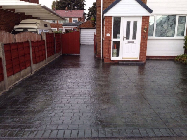 Driveway resealed in Urmston