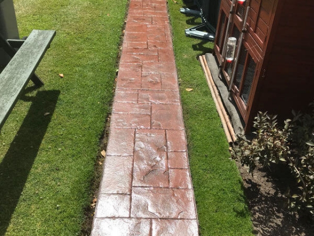 Garden path reseal the Sale area of Manchester