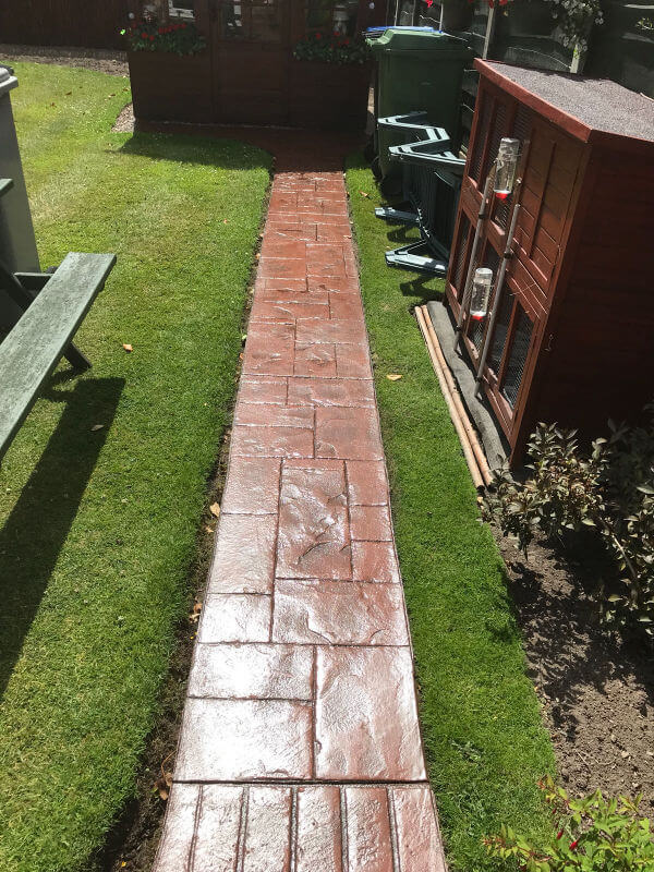 Garden path reseal the Sale area of Manchester