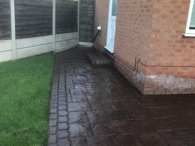 Patio resealed in Gatley