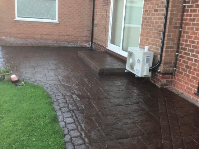 Patio resealed in Gatley