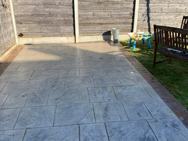 Patio resealed in Wythenshawe Manchester