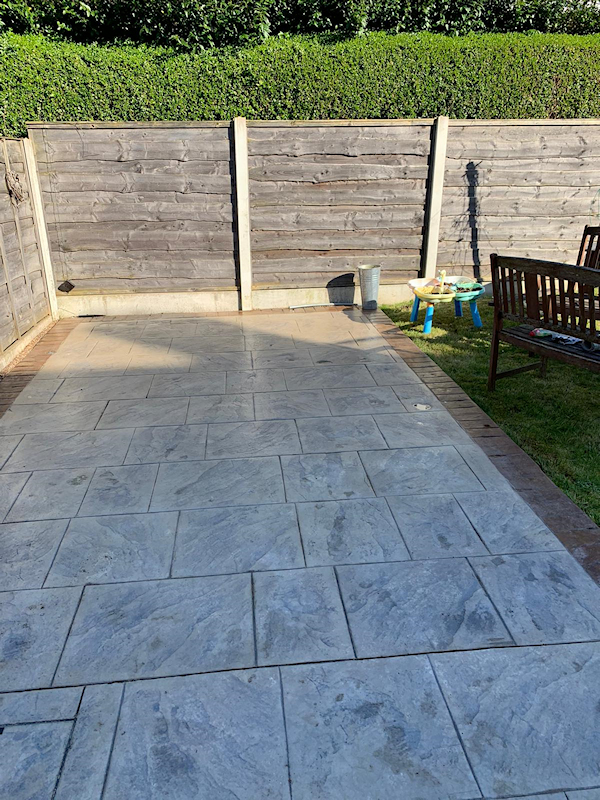 Patio resealed in Wythenshawe Manchester