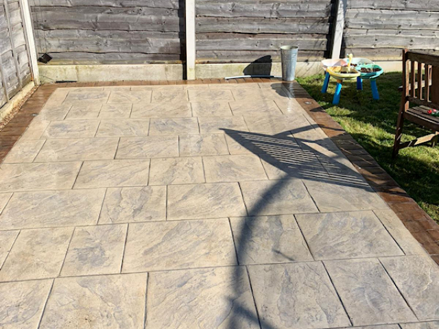 Patio resealed in Wythenshawe Manchester