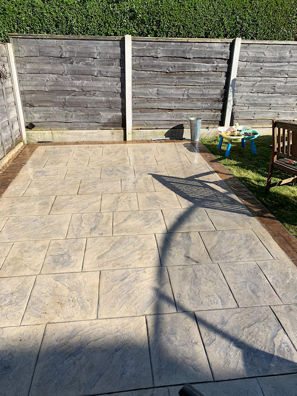 Patio resealed in Wythenshawe Manchester