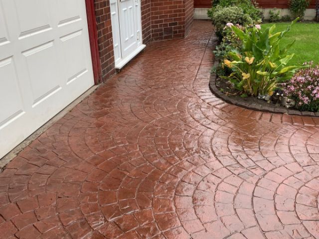 After - Driveway cleaned and resealed in Stretford