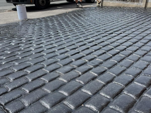 Cobble reseal in Bramall area of Stockport
